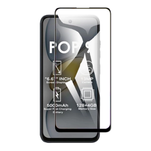 Tecno Pop 9 Glass Protector 5D-10D-11D-21D-9D Full Coverage