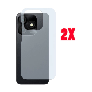 iTel A50 Back Protector Carbon Fiber Matte Soft Skin Sheet For - 2Pcs