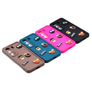 Tecno Camon 40 Pro Back Cover Multicolour Soft Kitty Case