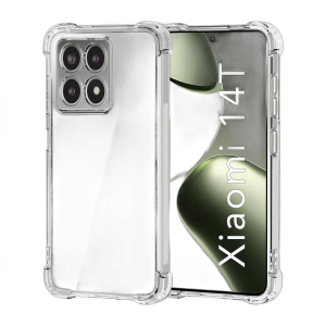 Xiaomi 14T - Pro Back Cover Transparent Extra Bumper Anti Shock Soft Crystal Clear Case