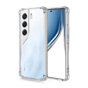 Tecno Camon 40 Back Cover Transparent Extra Bumper Anti Shock Soft Crystal Clear Case