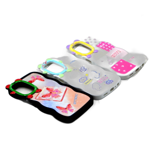 Oppo A54 - A16 Back Cover Fancy Wave Style Printed Case