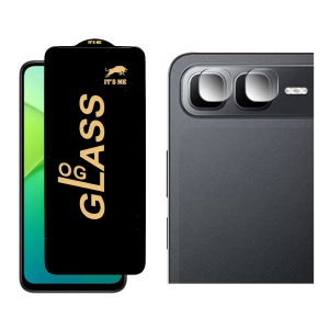 Infinix Smart 10 Plus OG Glass Protector HD Premium Quality + Back Rear Camera 9H Gorilla Flexible