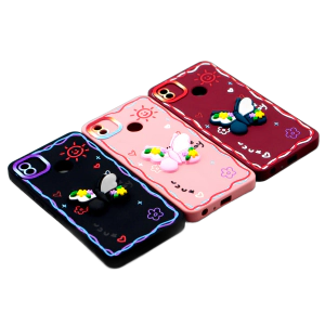 Tecno Pop 4 Back Cover Multicolour Soft Kitty Case