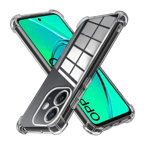 Oppo A3X Back Cover Transparent Extra Bumper Anti Shock Soft Crystal Clear Case