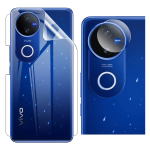 Vivo V50 Back Clear Jelly Protector Soft Film Protection Hydrogel + Rear Camera 9H Gorilla Flexible Protectior