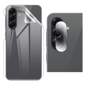 Samsung A56 Back Clear Jelly Protector Soft Film Protection Hydrogel + Rear Camera 9H Gorilla Flexible Protectior For Galaxy