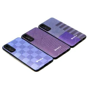 Samsung A30s - A50 Back Cover Soft Pitaka Leather Case For Galaxy