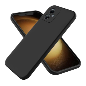 Motorola Moto G54 Back Cover Soft Plain Black Case