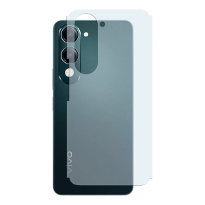 Vivo Y04 Back Protector Carbon Fiber Matte Soft Skin Sheet