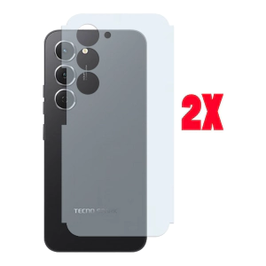 Tecno Spark 40 Pro Back Protector Carbon Fiber Matte Soft Skin Sheet For - 2Pcs
