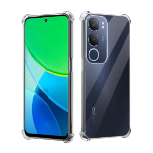Vivo Y19s Back Cover Transparent Extra Bumper Anti Shock Soft Crystal Clear Case