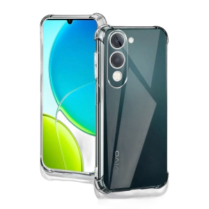 Vivo Y04 Back Cover Transparent Extra Bumper Anti Shock Soft Crystal Clear Case