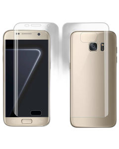 Samsung Galaxy S7 Edge Front & Back Protection Clear Jelly Soft Ultra Clear Jell For Samsung Galaxy S7 Edge