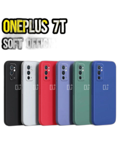 OnePlus 7T Official Logo Silicon Case - Official Case {Multi Colors} For