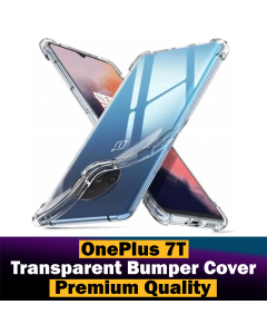OnePlus 7T Back Cover Transparent Extra Bumper Anti Shock Soft Crystal Clear Case For OnePlus 7T