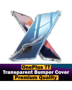 OnePlus 7T Back Cover Transparent Extra Bumper Anti Shock Soft Crystal Clear Case For OnePlus 7T