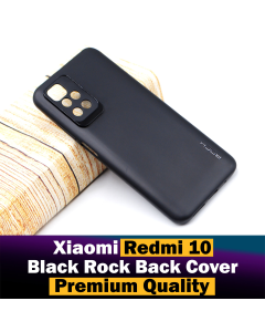 Xiaomi Redmi 10 Back Cover Black Soft Rock Style Case For Xiaomi Redmi 10