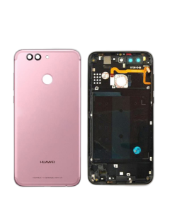 Huawei Nova 2 Plus Housing Middle Frame With Side Button and Camera Lens Complete Body Casing Replacement For Nova 2 Plus - Golden