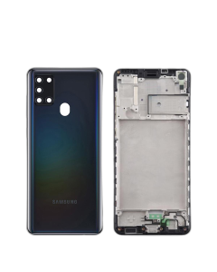 Samsung Galaxy A21s Rear Complete Body Casing Housing Replacement For Samsung Galaxy A21s - Black