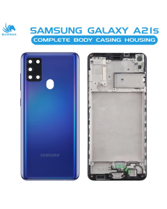 Samsung Galaxy A21s Rear Complete Body Casing Housing Replacement For Samsung Galaxy A21s - Blue