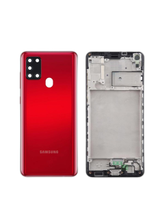 Samsung Galaxy A21s Rear Complete Body Casing Housing Replacement For Samsung Galaxy A21s - Red